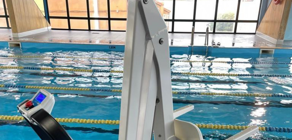 La piscina de Cabana contará con una silla elevadora que mejorará la accesibilidad del recinto