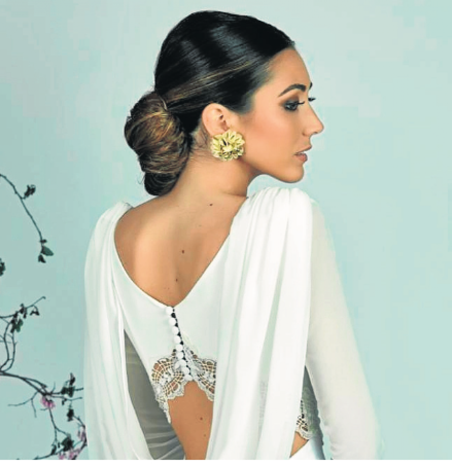 Los vestidos de novia con encaixe de Camariñas de Claudina Mata triunfan entre las granadinas