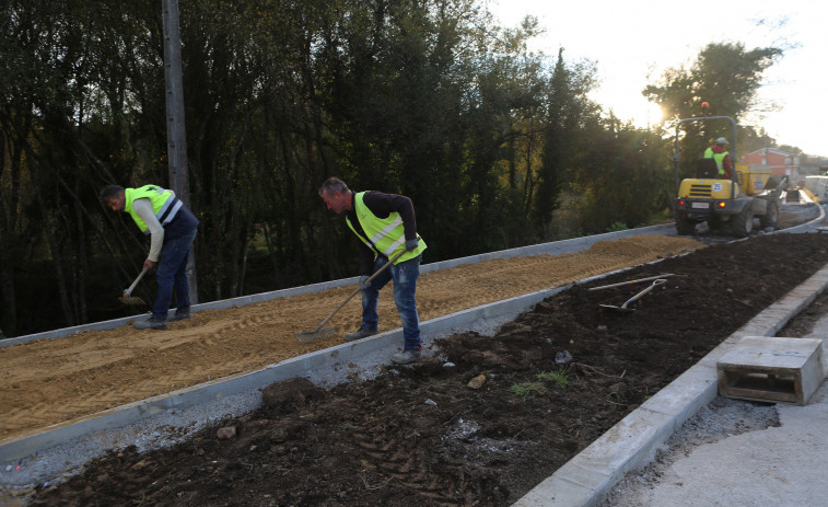 Adjudicadas las obras de la nueva senda peatonal de A Tablilla, en Cerceda