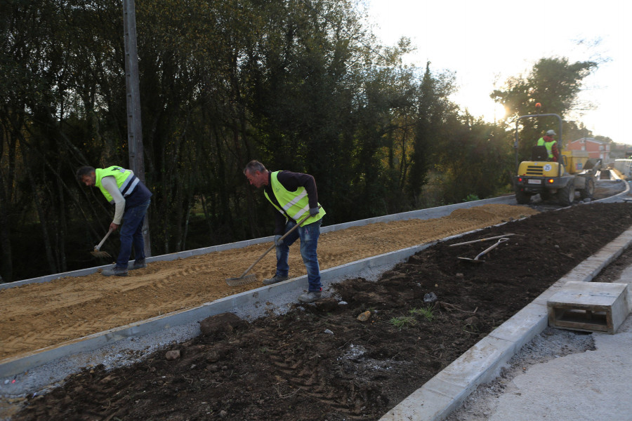 Adjudicadas las obras de la nueva senda peatonal de A Tablilla, en Cerceda