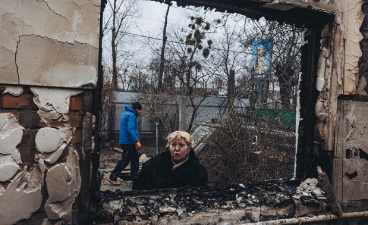 Rusia continúa su cerco a Kiev con combates en varias direcciones