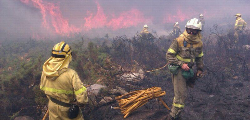 Toman declaración a una mujer por un incendio que afectó a 1,5 hectáreas de arbolado en Mazaricos