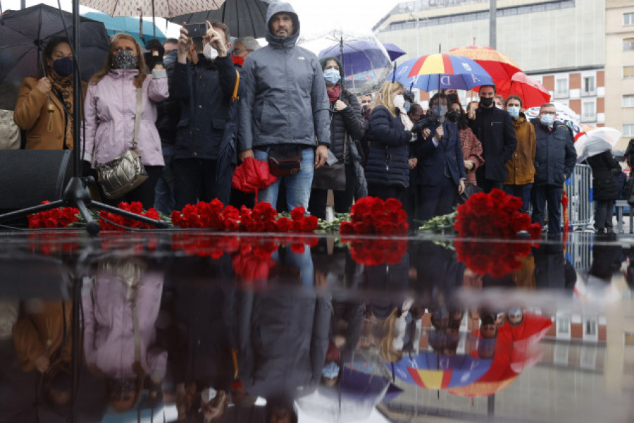 Madrid recuerda un 11M con la mirada puesta en las víctimas de Ucrania