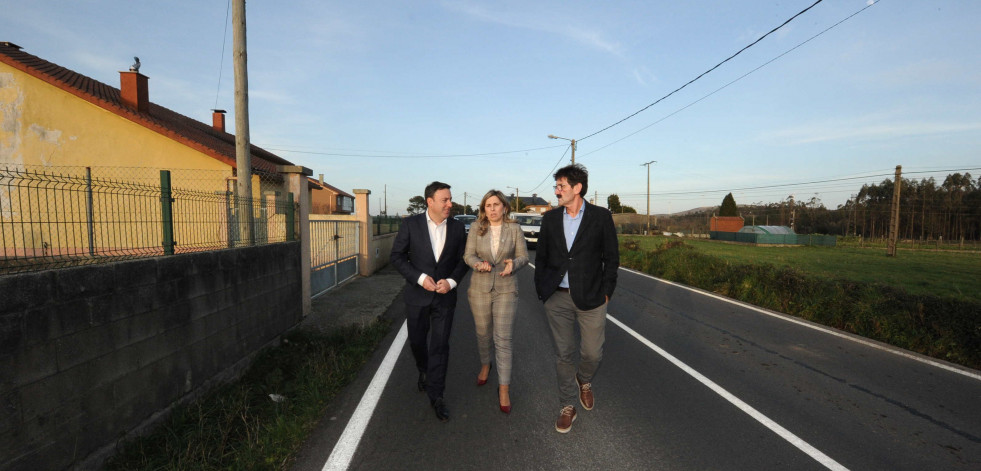 La Diputación licita por 1,6 millones de euros la mejora integral del vial de Caxadas a Baíñas