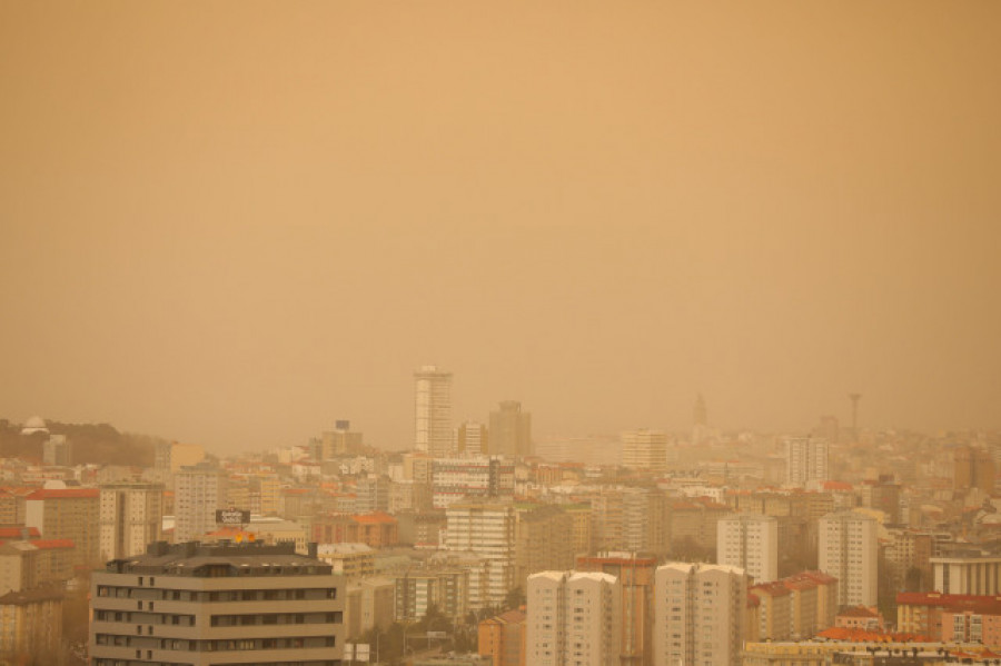 El episodio de calima se mantendrá mañana en Galicia, aunque llegará un nuevo frente atlántico