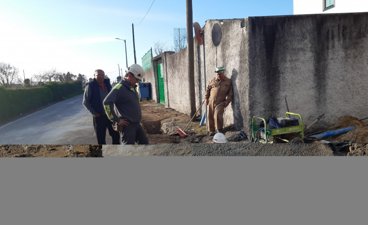 Avanza a buen ritmo la ejecución de la red de abastecimiento de Pedra do Sal