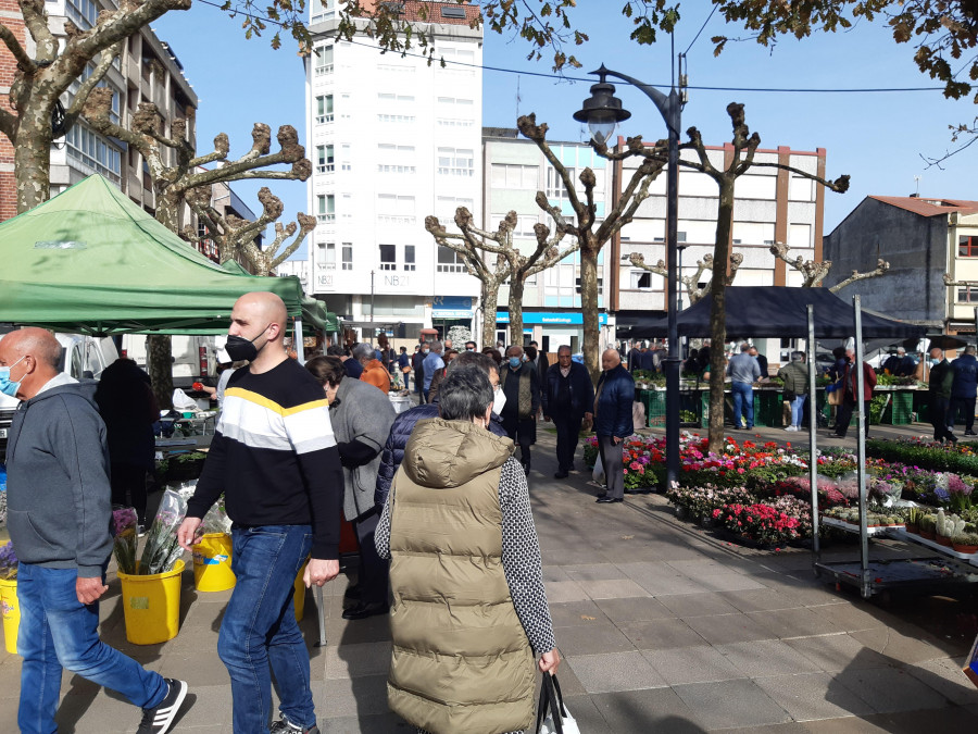 La primavera llena de colorido las ferias de Carballo y Cee