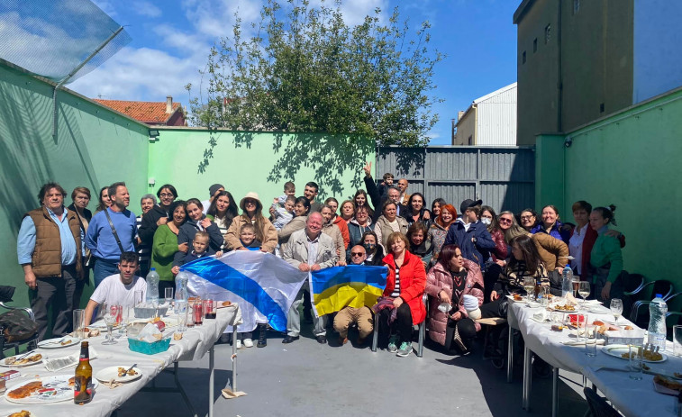 Cinco familias ucranianas se instalan en Camelle