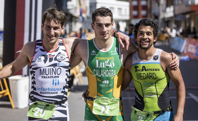 Asier Calahorra y  Aida García ganan el Duatlón Val de Soneira