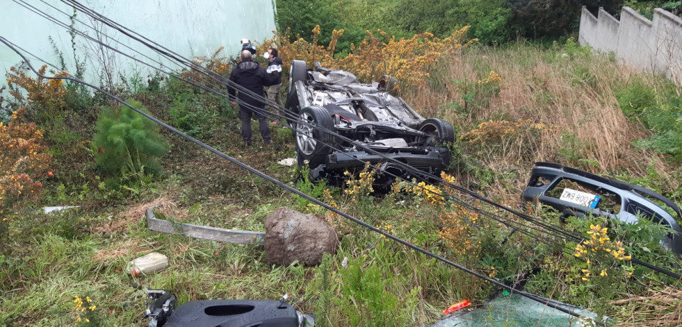 Un joven de Ponteceso de 19 años pierde la vida en un accidente en Carballo