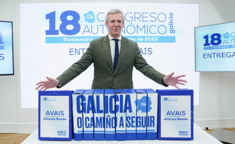 Alfonso Rueda, proclamado único candidato a la presidencia del PP gallego