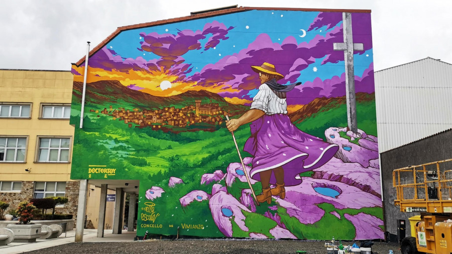 Vimianzo inaugurará este Día de la Madre su mural feminista