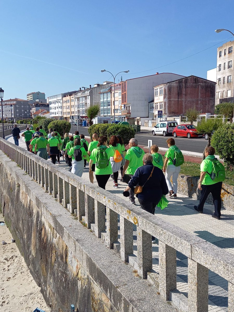 Andaina solidaria contra el cáncer en Muxía