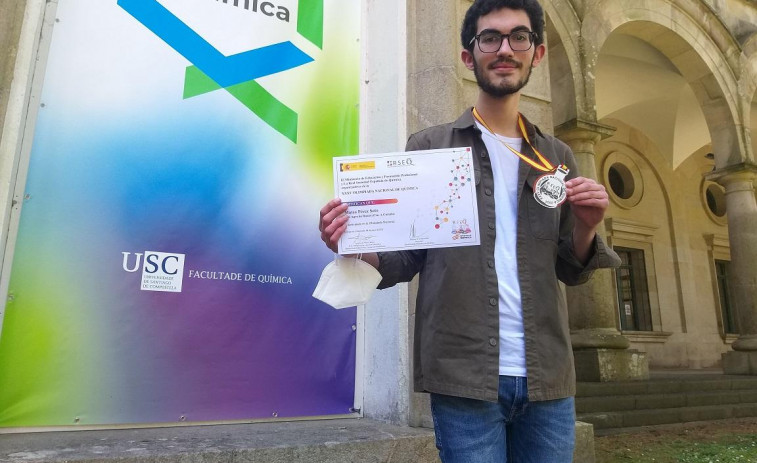 El ceense Mateo Pérez, medalla de bronce en la  Olimpiada Nacional de Química