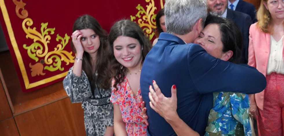La toma de posesión de Alfonso Rueda, en imágenes