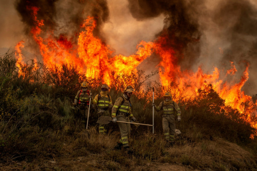 Carballo y Carnota, entre las zonas con más riesgo de incendio de Galicia