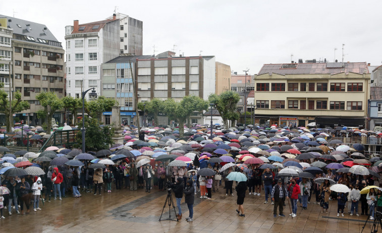 Carballo y su comarca muestran su apoyo a la víctima de la agresión machista