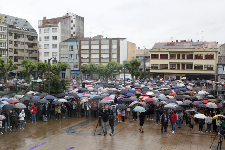 Carballo y su comarca muestran su apoyo a la víctima de la agresión machista