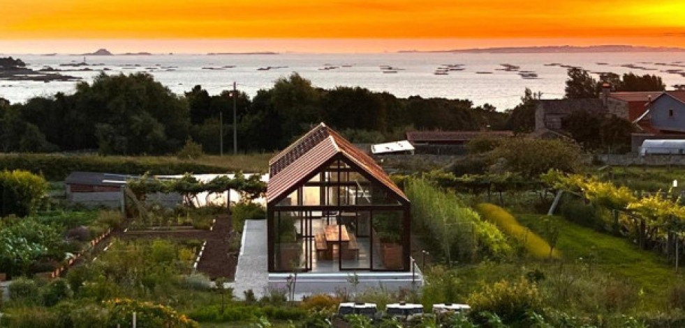 Culler de Pau inaugura un invernadero entre el Atlántico y la cocina del restaurante
