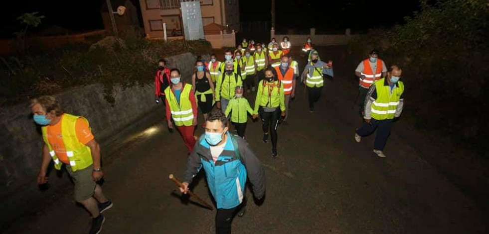 Las rutas de “Camiñar na noite” vuelven a Ponteceso
