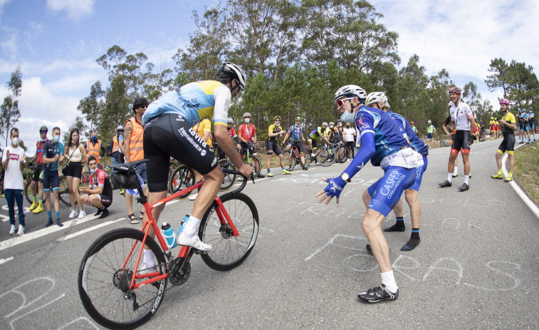 Vuelve el espectáculo del Gran Fondo Ézaro