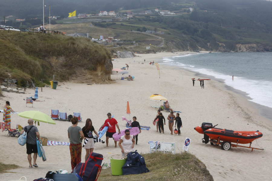Las nieblas del litoral salvan a la Costa da Morte del calor extremo