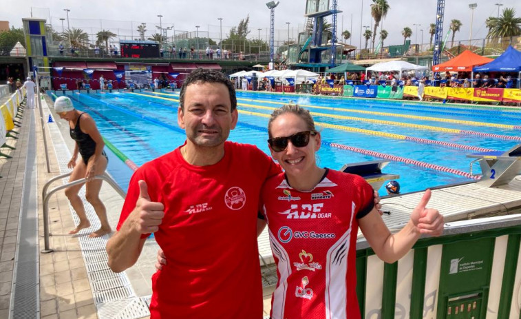 Seis medallas para la AD Fogar en el Nacional de Natación Máster