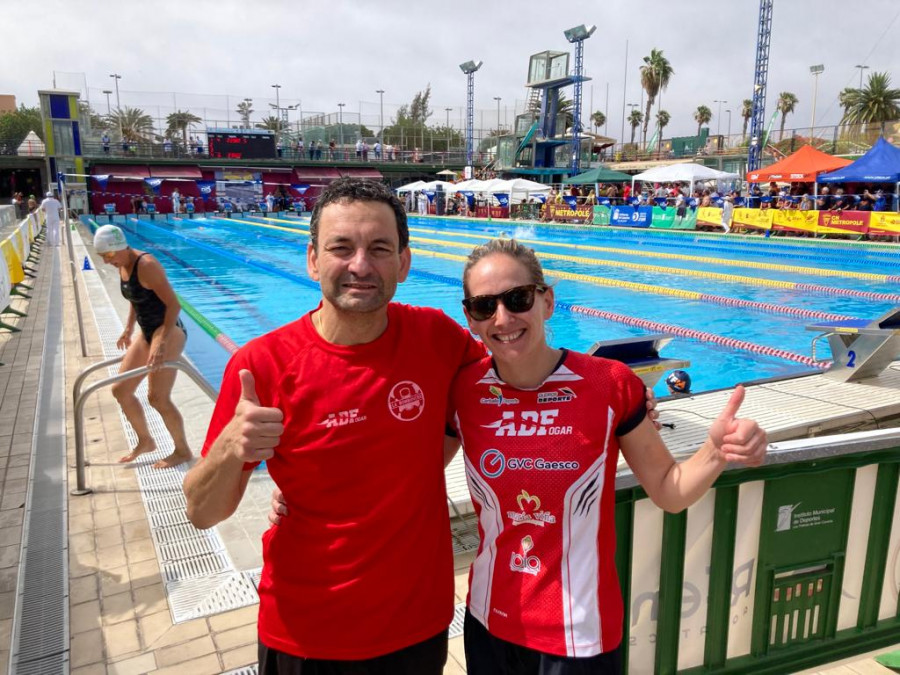 Seis medallas para la AD Fogar en el Nacional de Natación Máster