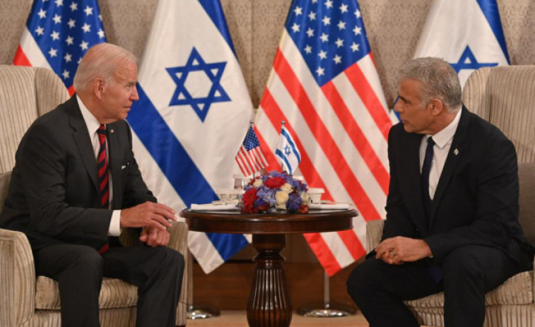 Biden y Lapid conversan sobre Irán y Arabia Saudí en su reunión bilateral