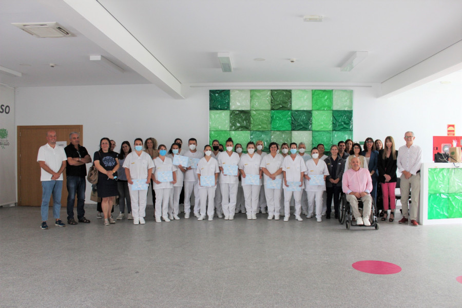 Clausura del obradoiro de empleo Carballo Coida