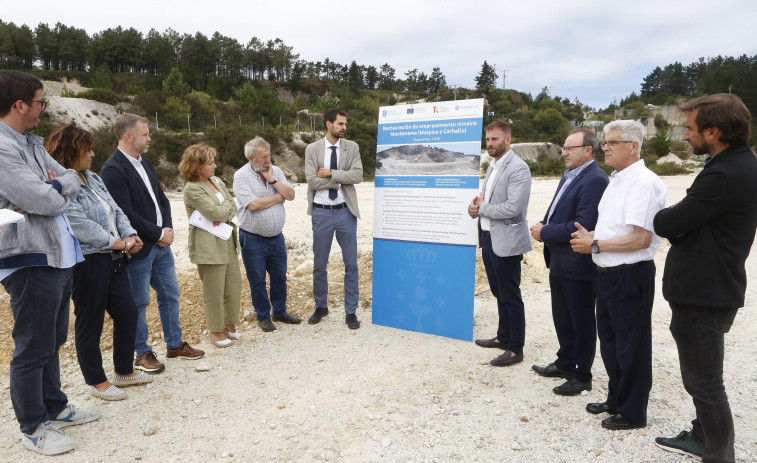 La Xunta destinará un millón al proyecto de restauración de la explotación minera de Monte Neme