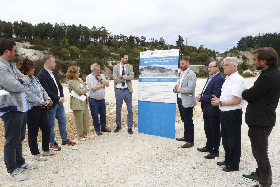 La Xunta destinará un millón al proyecto de restauración de la explotación minera de Monte Neme