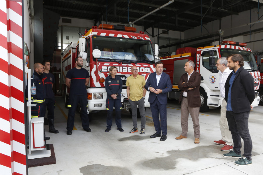 El Consorcio evalúa en Carballo el dispositivo enviado a Lugo y Ourense para combatir el fuego