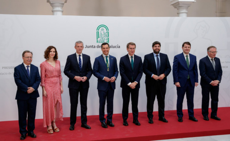 Los 'barones' del PP esperan que el triunfo de Moreno en Andalucía sea la antesala de una victoria de Feijóo en España