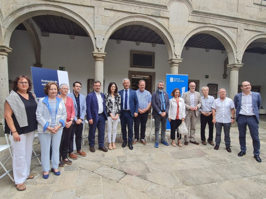 La comisión de seguimiento del protocolo de colaboración en materia de política lingüística se reúne en Santiago