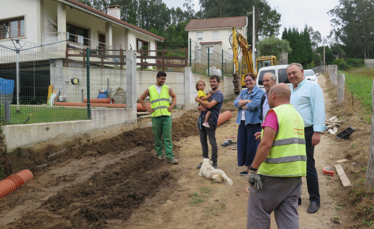 El Concello larachés actúa en la red viaria de Vilaño, Lendo, Coiro, Caión y Cabovilaño