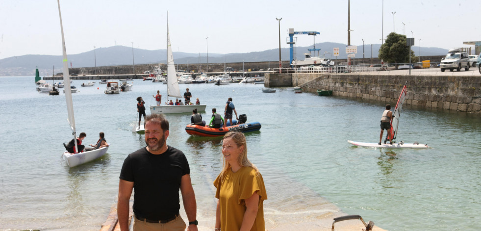 La campaña de vela de la Diputación bate récord de inscritos en sus sesiones de Corme