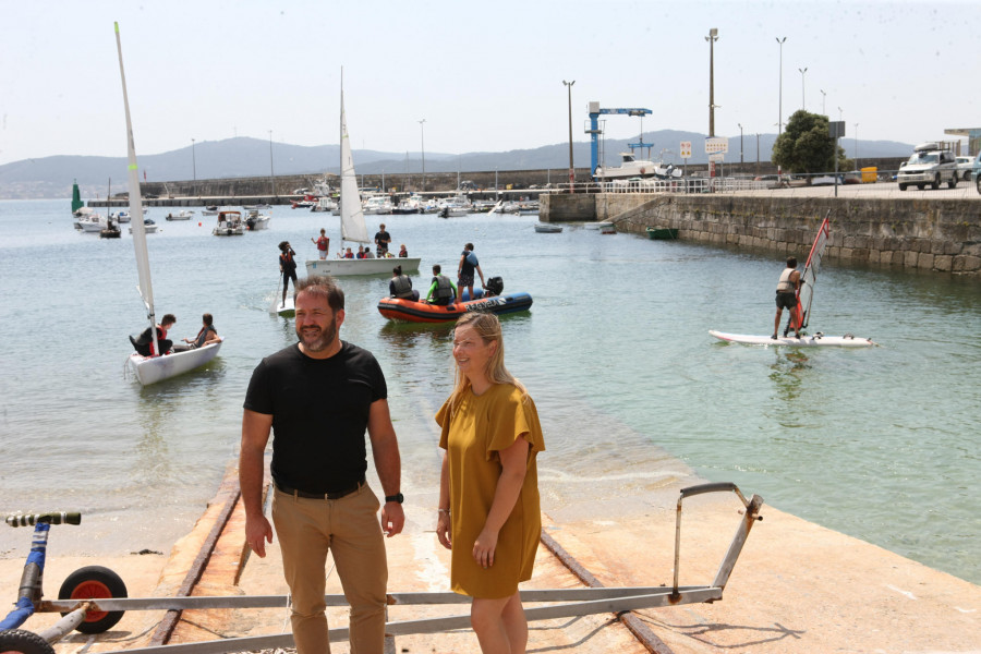 La campaña de vela de la Diputación bate récord de inscritos en sus sesiones de Corme