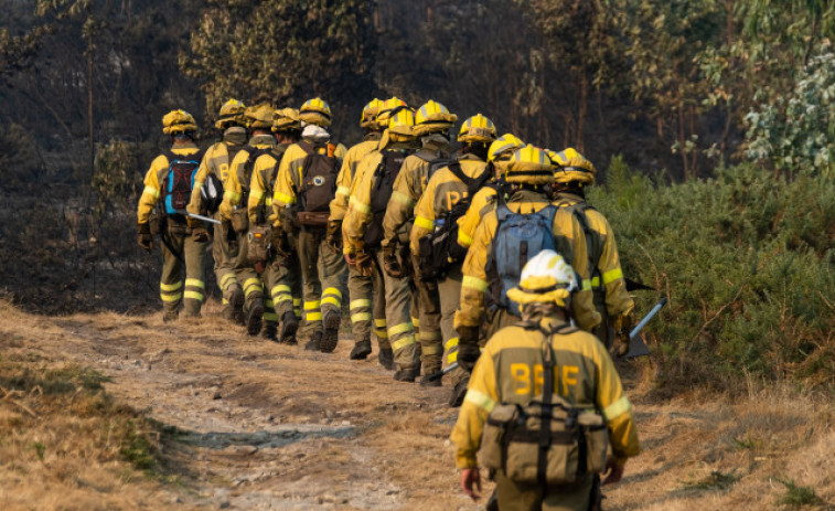 Detenido un hombre de Coristanco como presunto autor de un incendio forestal