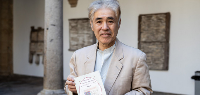 'Takiño' Asaka, o mestre xaponés que se enganchou ao galego