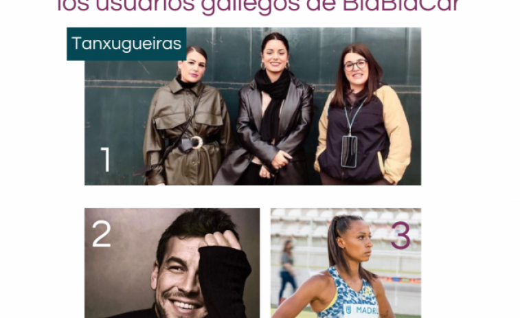 Las Tanxugueiras son las favoritas de los gallegos para viajar en BlaBlaCar, desbancando a Ibai Llanos
