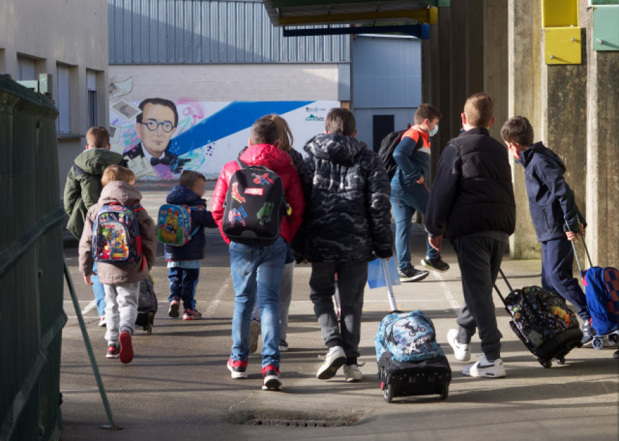 El curso escolar comenzará en Galicia para 307.854 alumnos, 3.289 menos que el pasado