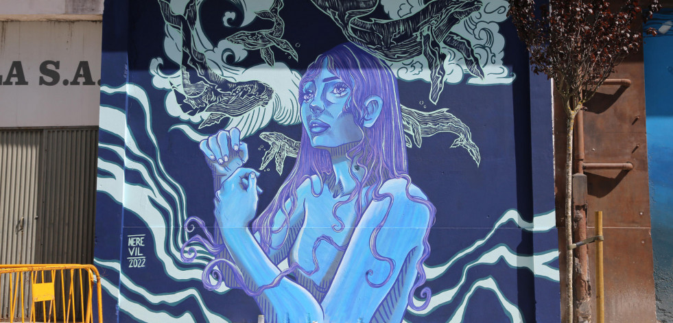 Derrubando muros con pintura en verano