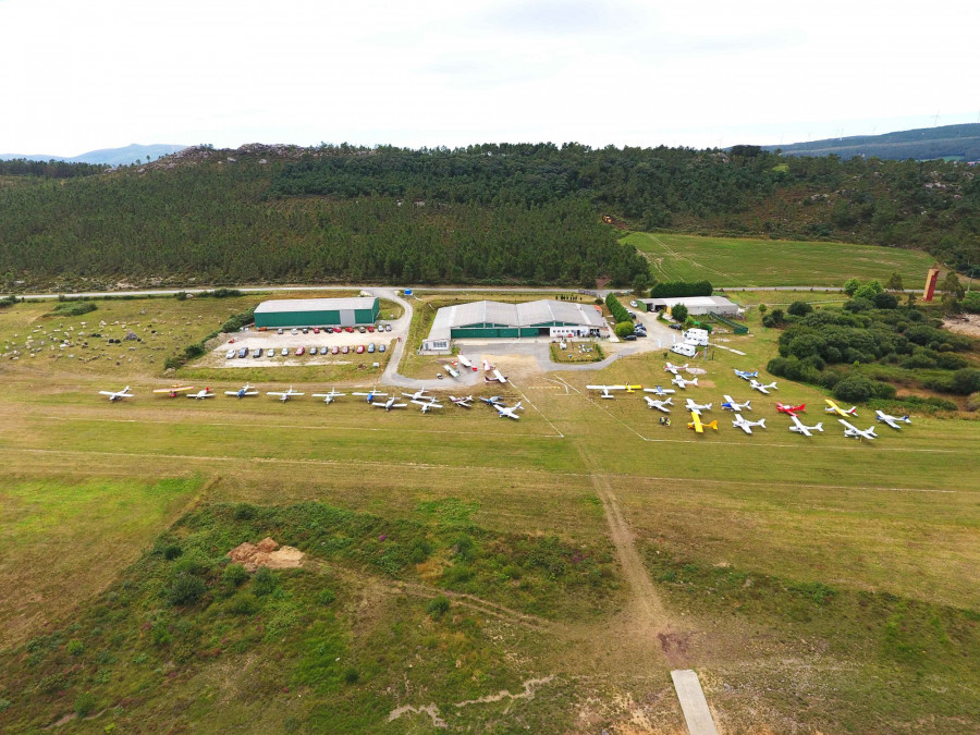 El aeródromo de A Fervenza, en Mazaricos, contará con un establecimiento de alojamiento