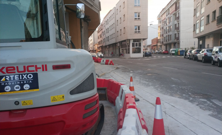 Cortes viarios por obras en Carballo
