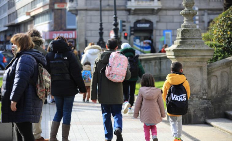 Los médicos piden que la mochila escolar no supere el 15 % del peso corporal
