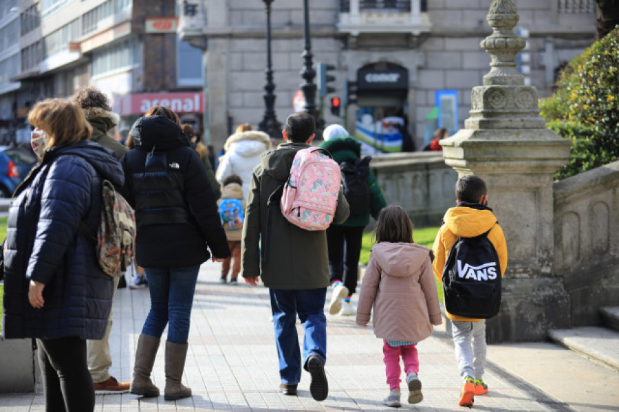 Los médicos piden que la mochila escolar no supere el 15 % del peso corporal