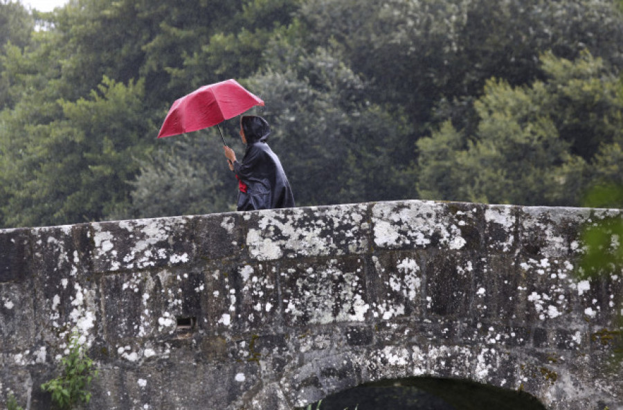 A Coruña y Pontevedra, en alerta amarilla por lluvias