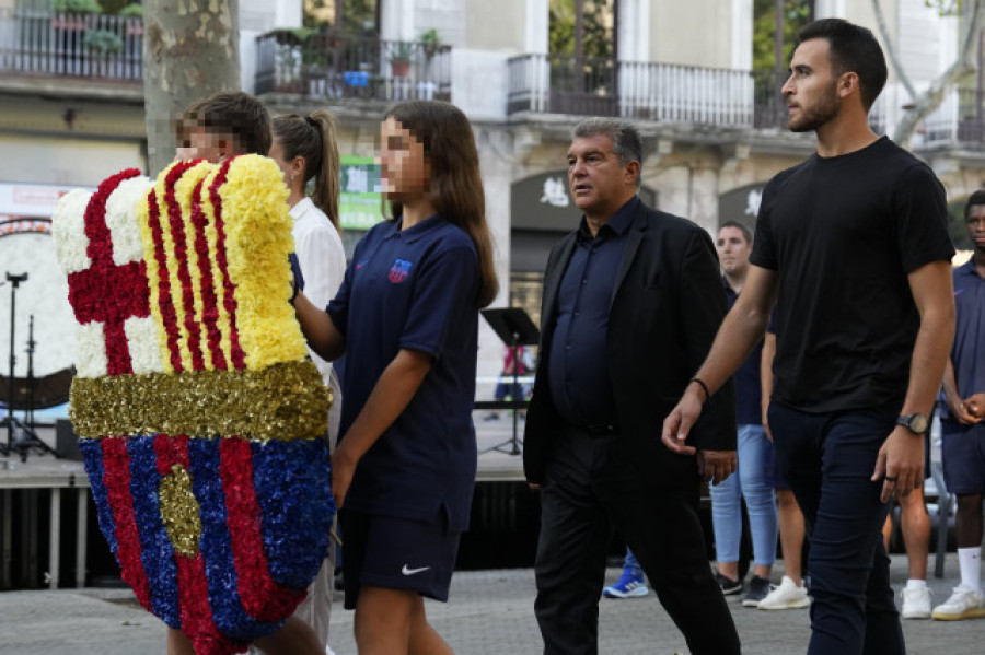 Las celebraciones de la Diada arrancan con las ofrendas a Rafael Casanova