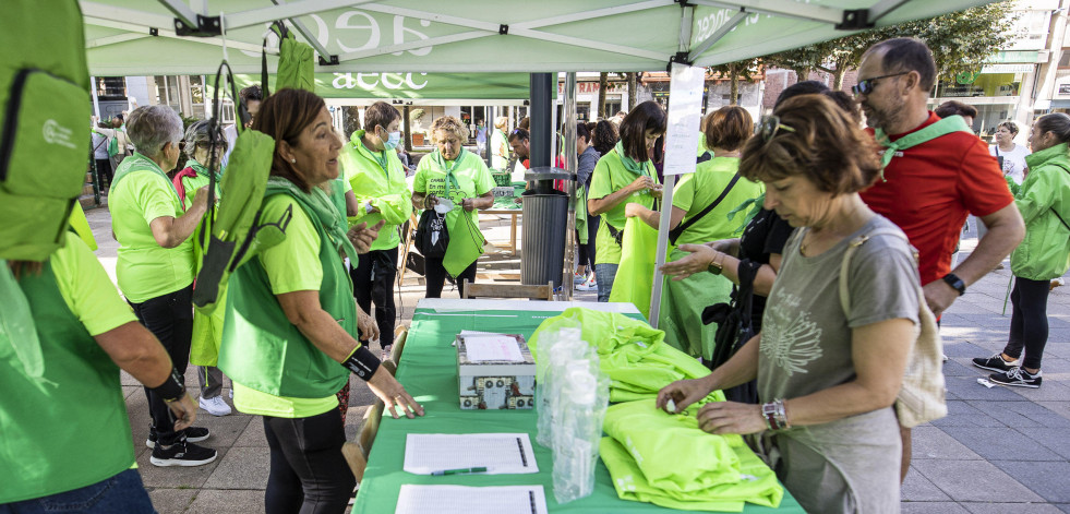 Andaina solidaria contra el Cáncer en Carballo